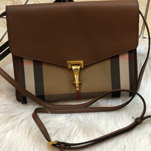 Burberry Handbags - Burberry 'Small Macken' Check Crossbody Bag